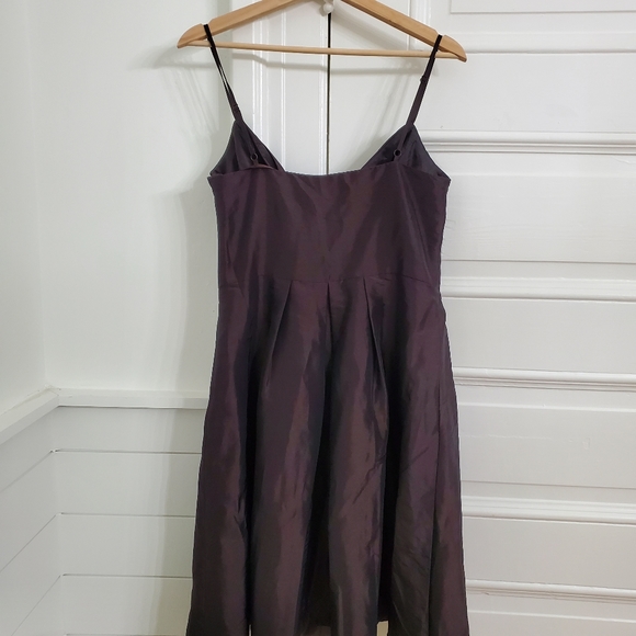 Zero nwt European chocolate brown formal dress 40 - Picture 4 of 5